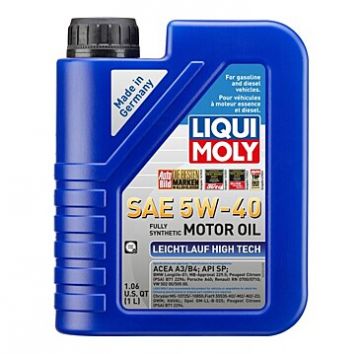 Liqui Moly 2332 Leichtlauf High Tech 5W-40 Engine Oil - 5 Liter